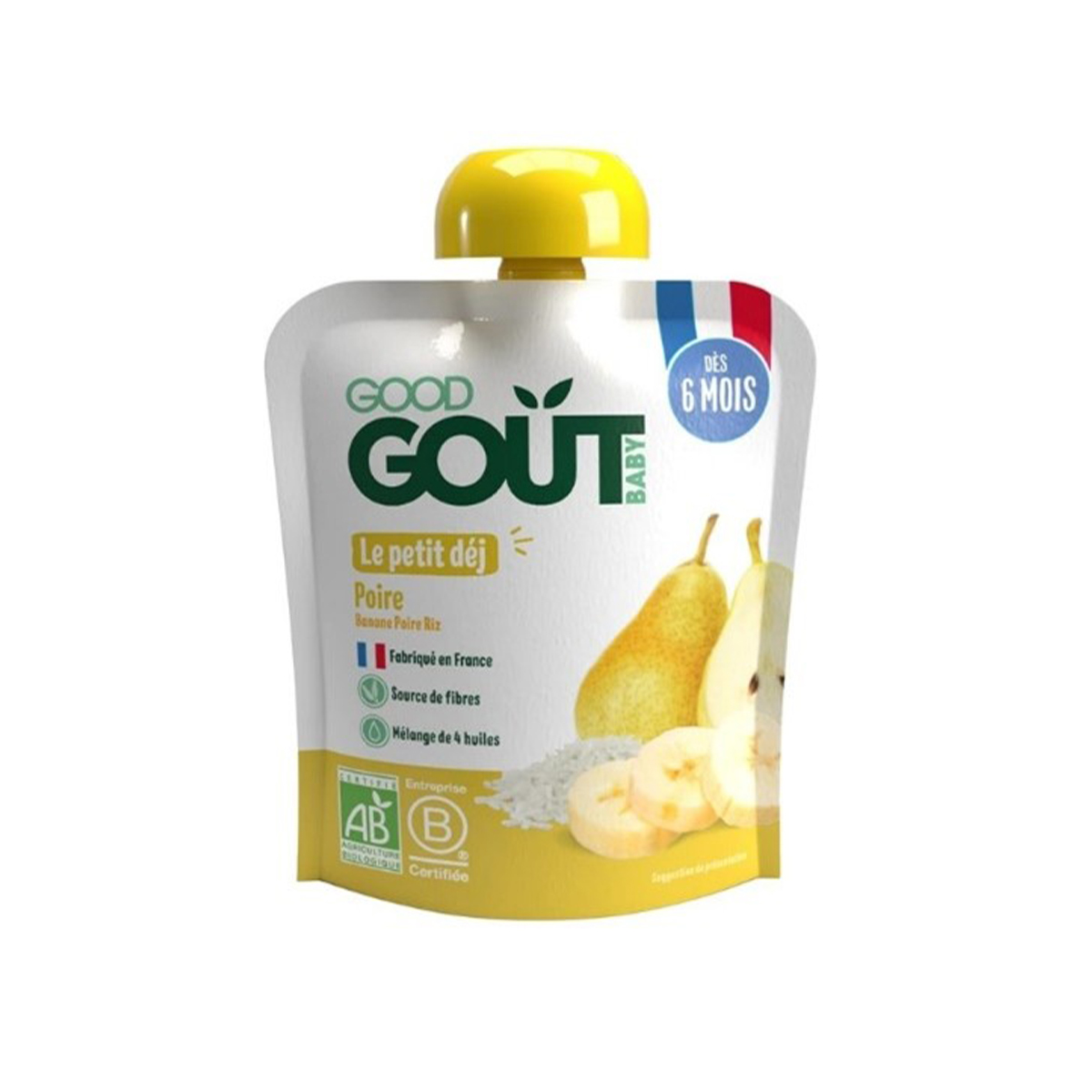 პაუჩი მსხალი და ბანანი 70 გ 0179 გუდ გოუტი - Good Gout