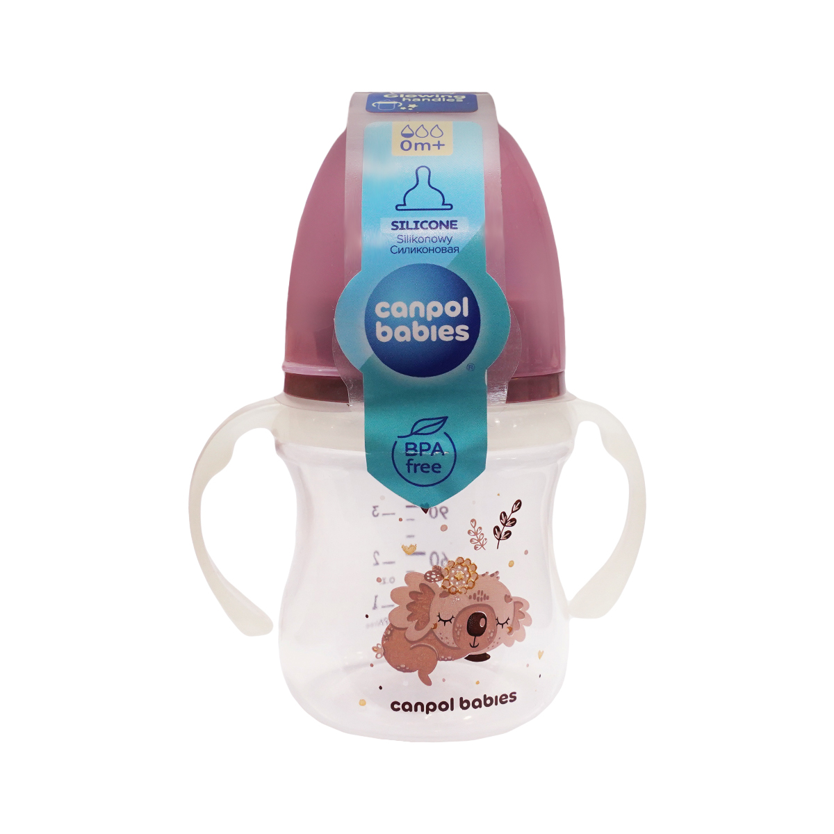 ბოთლი AC ვარდისფერი 120 მლ 1655 კანპოლი - Canpol