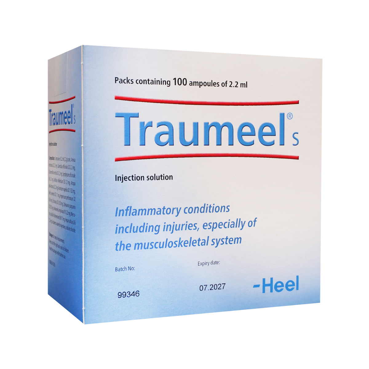 ტრაუმელი - Traumeel 2.2მლ 100 ამპულა