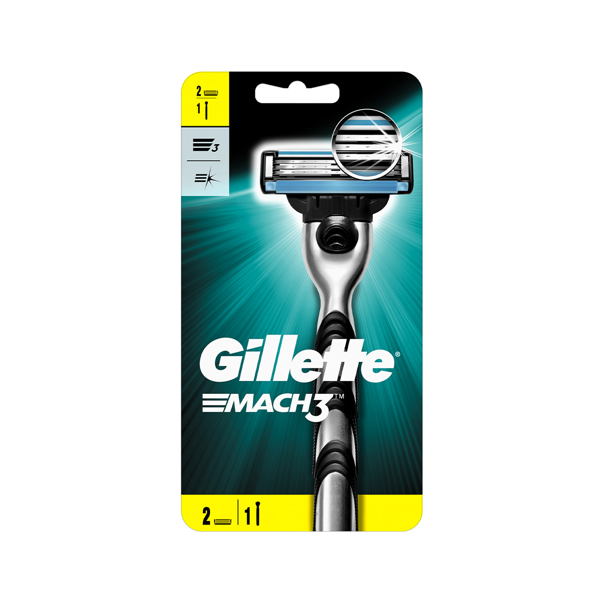 Gillette - ჯილეტი საპარსი დანადგარი მაჩ-3 2 პირით 4