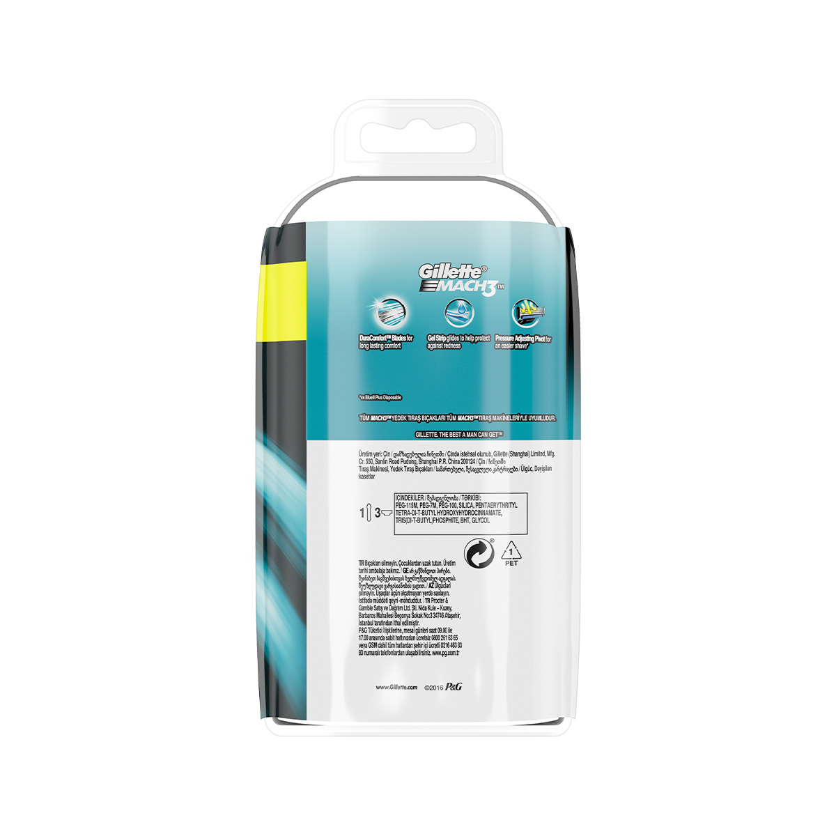 Gillette - ჯილეტი საპარსი დანადგარი მაჩ-3 1+3პირით 5570 4