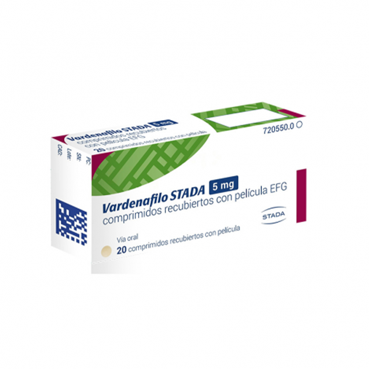 ვარდენაფილო სტადა - Vardenafil Stada 5მგ 20 ტაბლეტი  