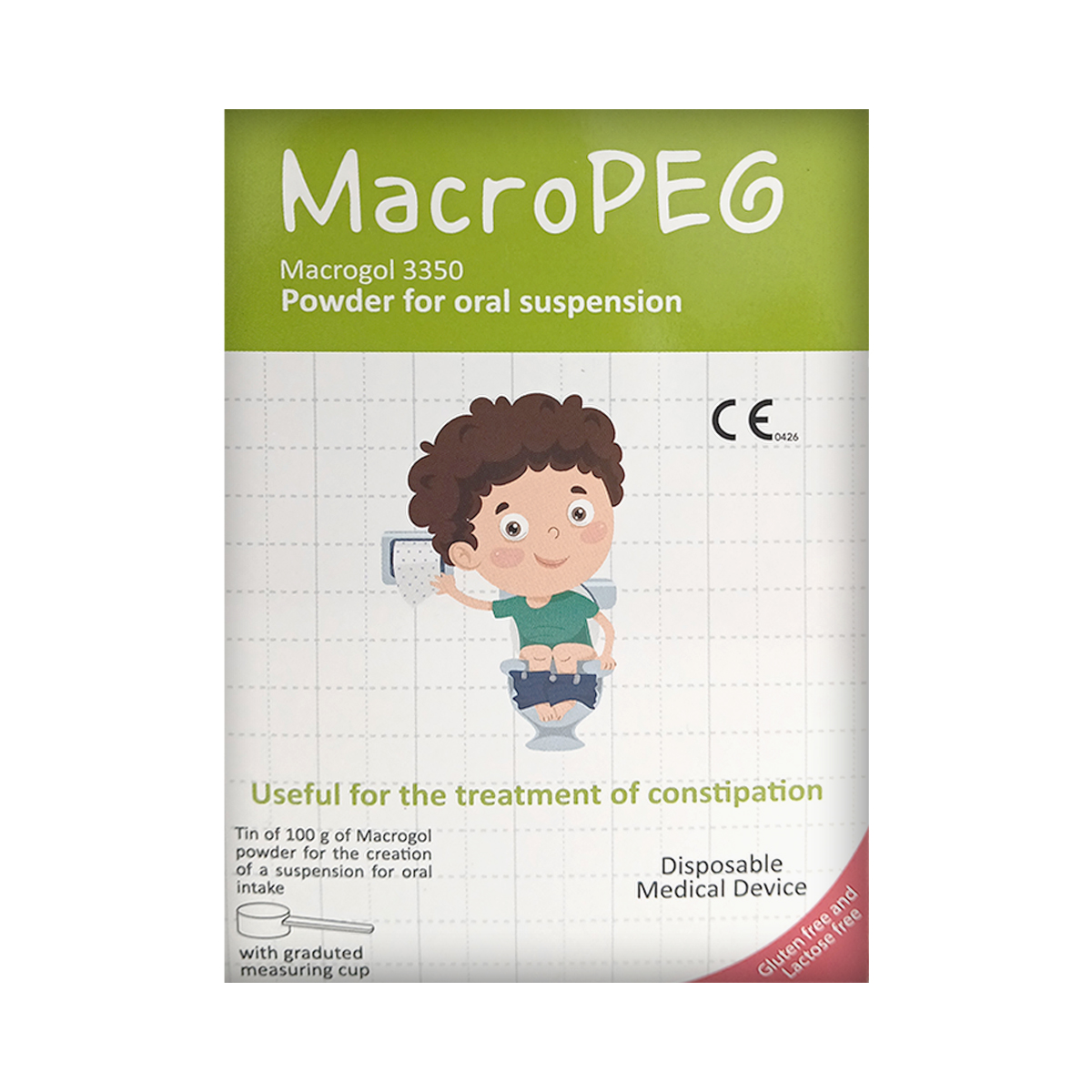 მაკროპეგი - Macropeg ფხვნილი სუსპენზიის მოსამზადებელი 100გ