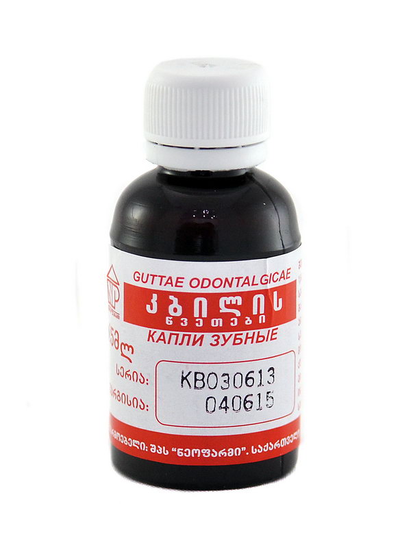 კბილის წვეთები 25მლ ფლ.