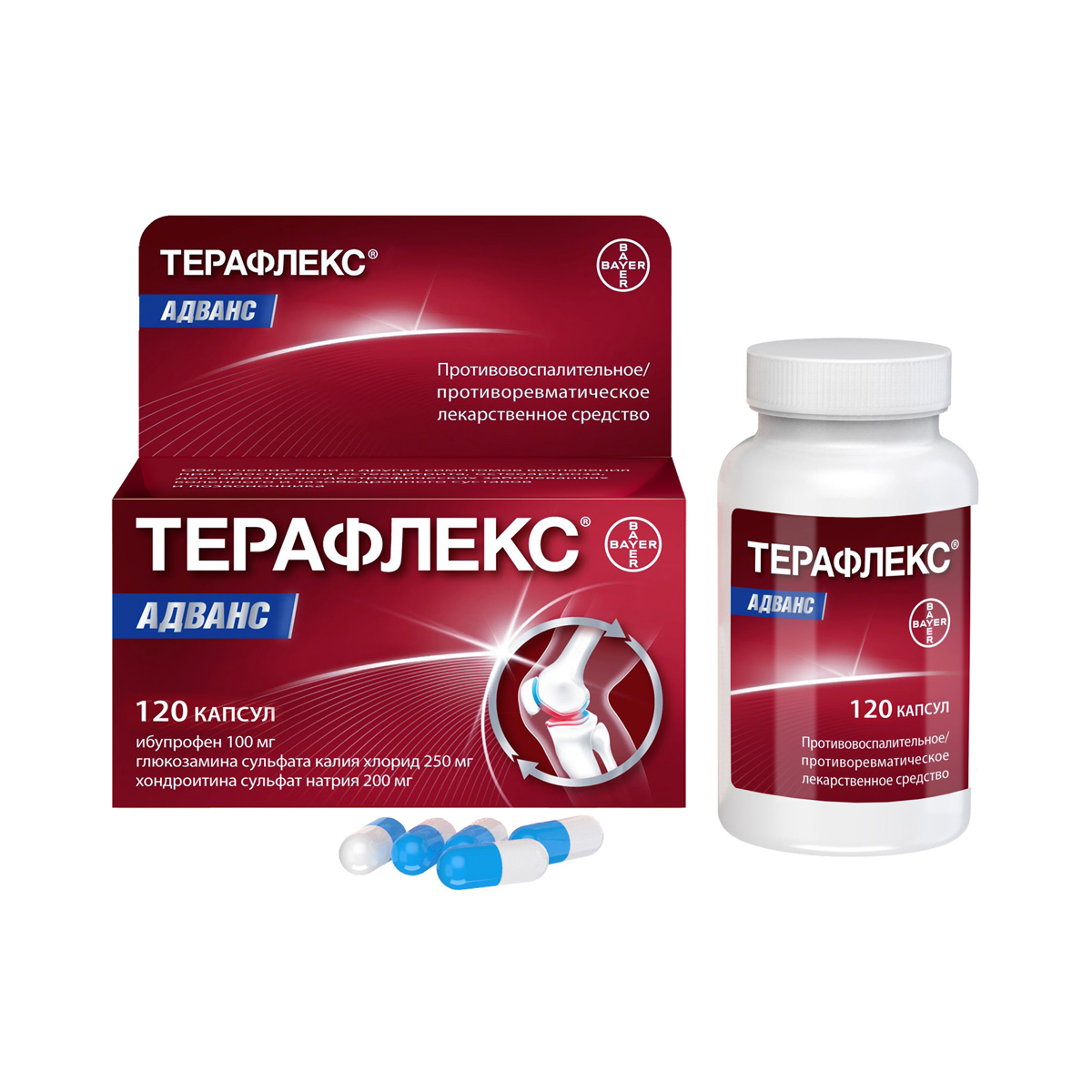 Teraflex - ტერაფლექსი ადვანსი 120 კაფსულა