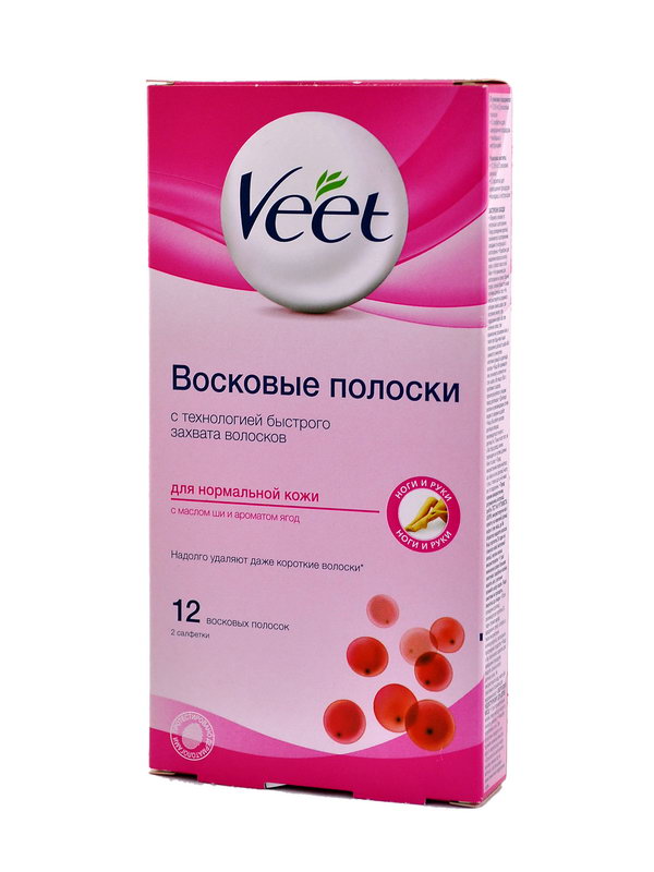 Veet - ვითი სადეპილაციო სთრიფსი - ნორმალური კანისათვის - 12ც 1012