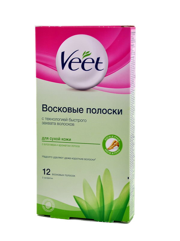 Veet - ვითი სადეპილაციო სთრიფსი - მშრალი კანისათვის - 12ც 1340