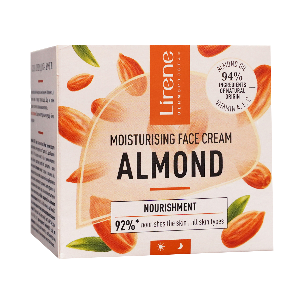 ნუშის მკვებავი კრემი 1420 ლირენე - Lirene