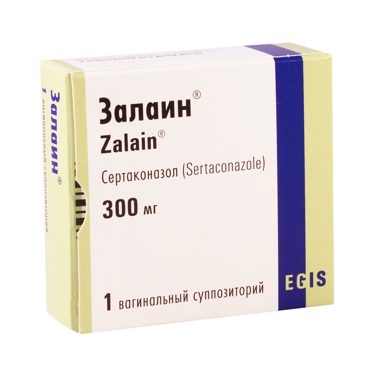 ZALAIN - ზალაინი 300მგ 1 ვაგინალური სუპოზიტორია 2