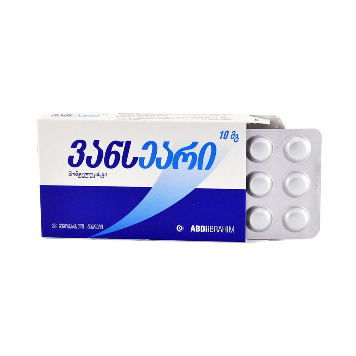 Onceair - ვანსეარი 10მგ 84 ტაბლეტი