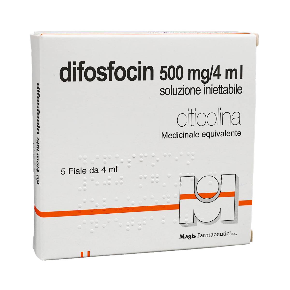 Difosfocin - დიფოსფოცინი 500მგ/4მლ 5 ამპულა