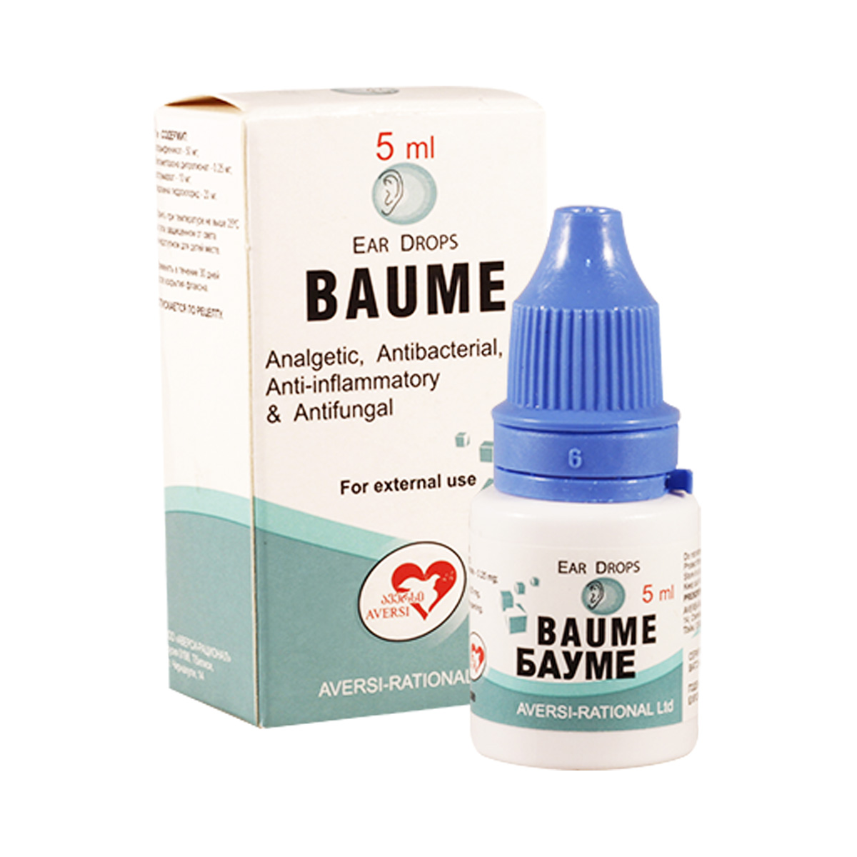 Baume - ბაუმე 5 მლ. ყურის წვეთები