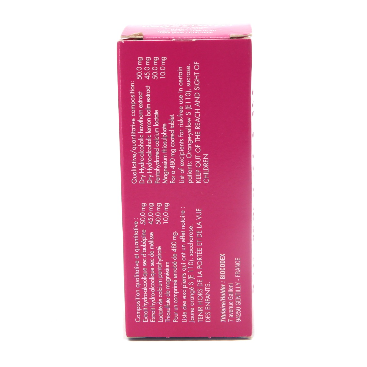 Vagostabyl - ვაგოსტაბილი 40 ტაბლეტი 4