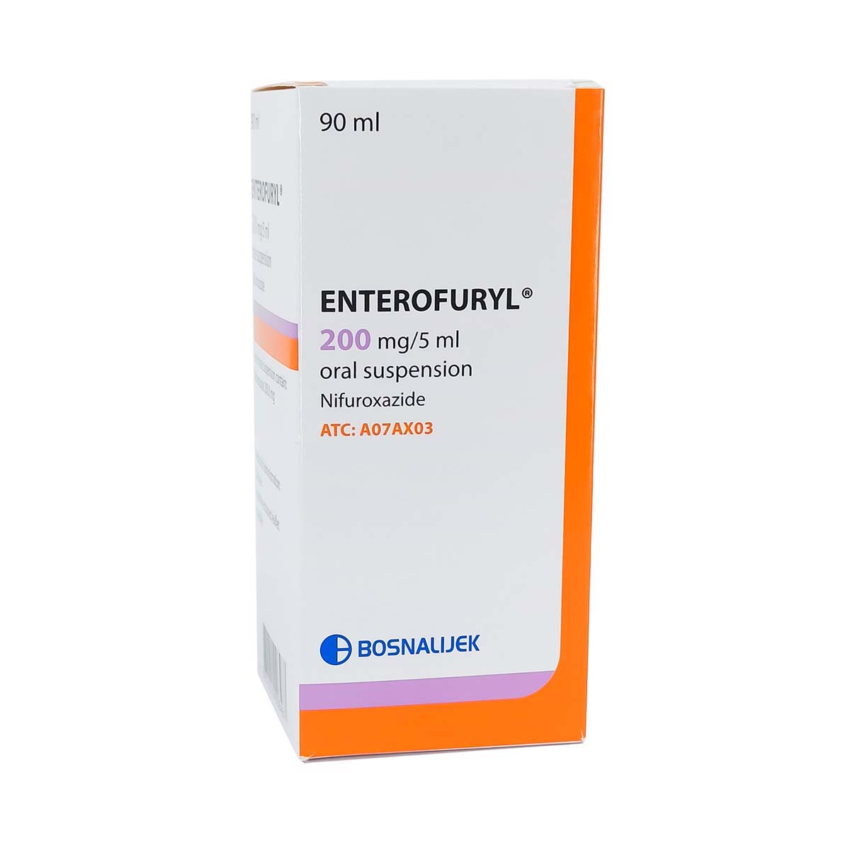 Enterofuryl - ენტეროფურილი 200მგ/5 სუსპენზია 90მლ