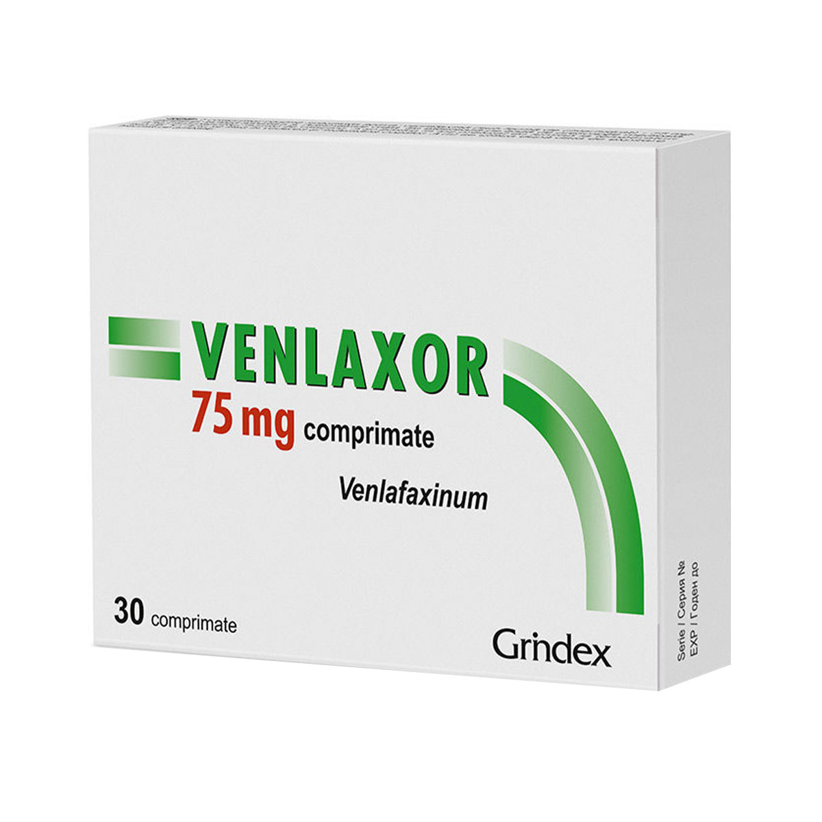 VENLAXOR - ვენლაქსორი 75მგ 30 ტაბლეტი