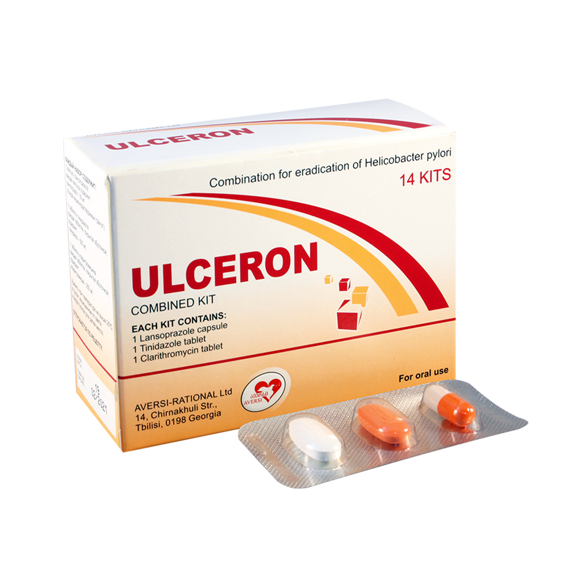 ULCERON - ულცერონი 14 ტაბლეტი