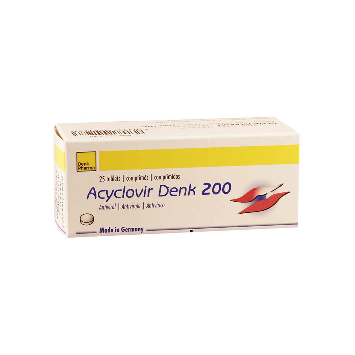 Aciclovir Denk - აცილოვირი დენკი 200მგ 25 ტაბლეტი