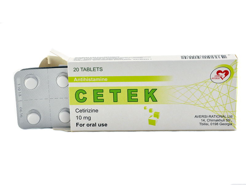 ცეტეკი 10მგ 20ტაბლეტი