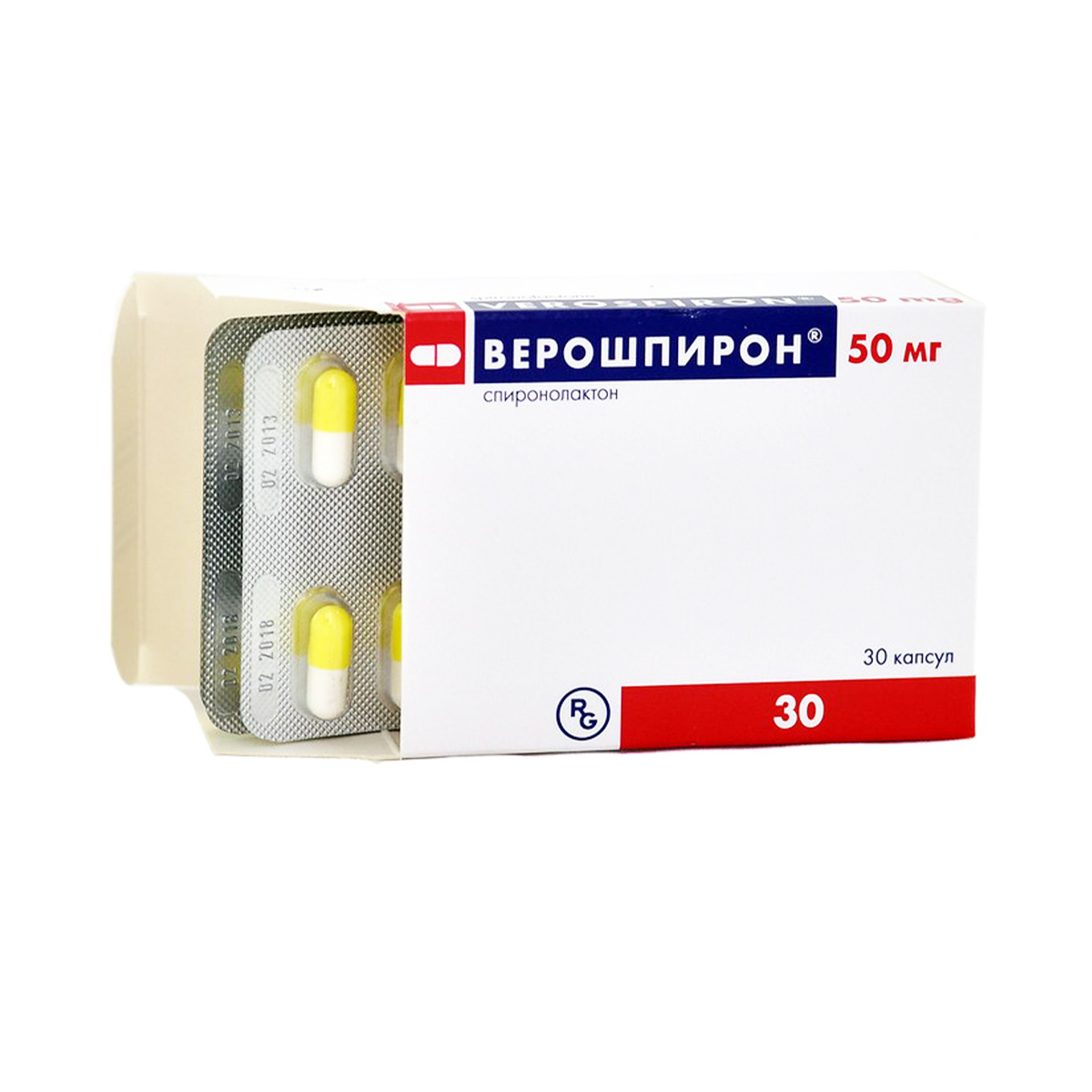 Verospiron - ვეროშპირონი 50მგ 30 კაფსულა