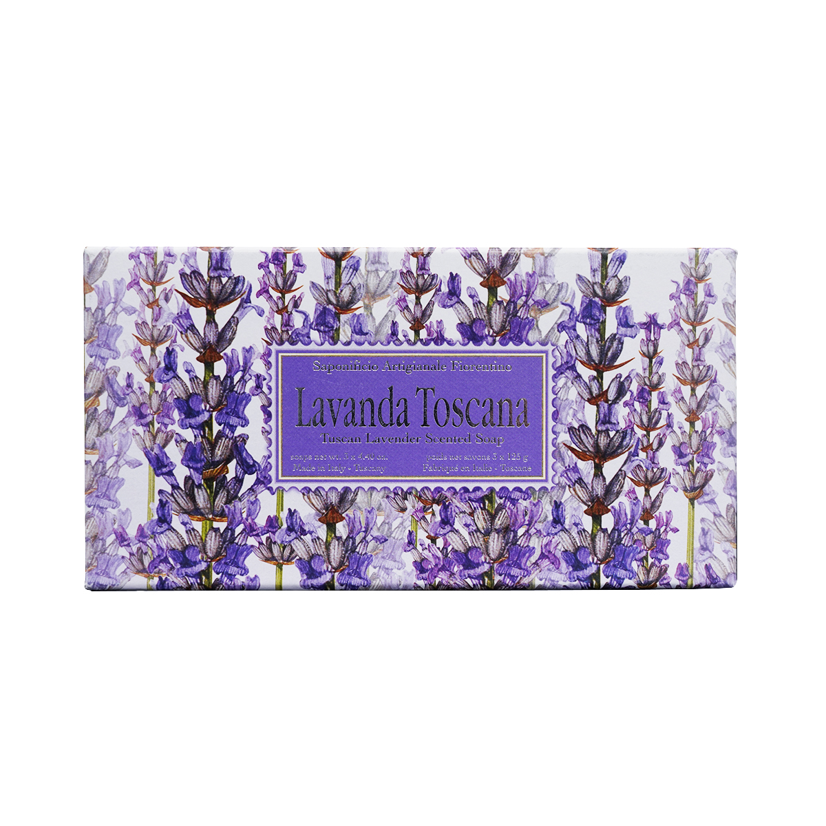Fiorentino - ფიორენტინა საპონი ლავანდა 125 გ 3 ცალი 8167