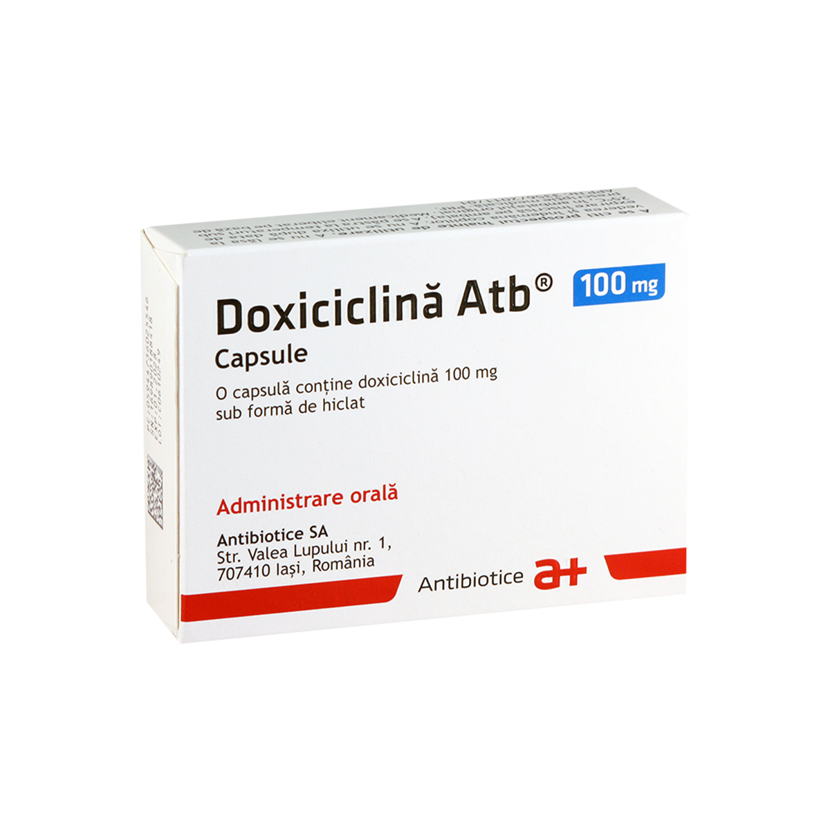 დოქსიციკლინი - Doxycycline Atb 100მგ 10 კაფსულა