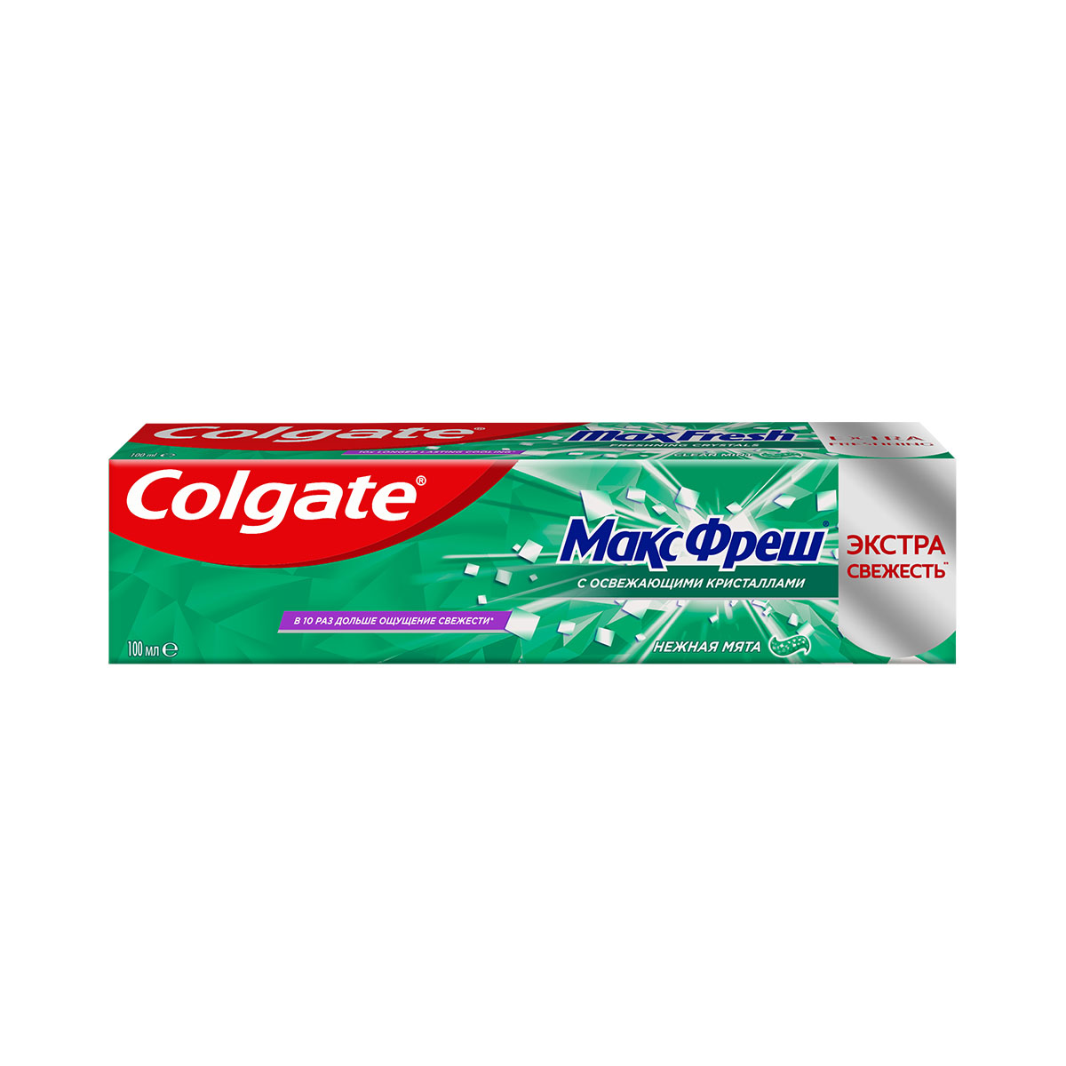 Colgate - ქოლგეითი კბილის პასტა Max Fresh Clean Mint მწვანე 100 მლ 3151 2