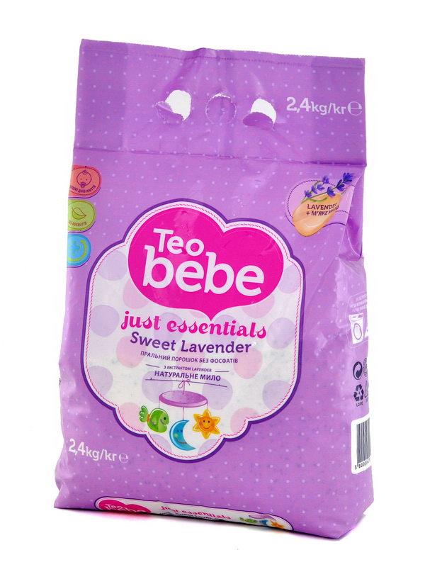 Teo bebe - თეო ბებე სარეცხი საშუალება - ფხვნილი - გვირილა - 2400გ 2784