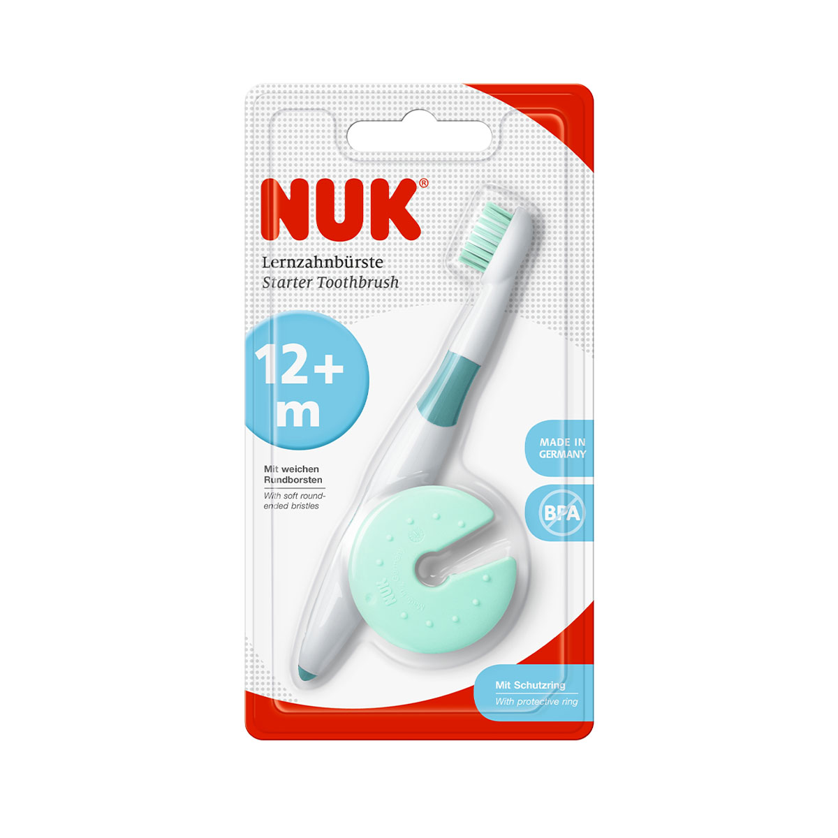 Nuk - ნუკი კბილის ჯაგრისი დამცავი რგოლით 1-3 წელი 3702 2