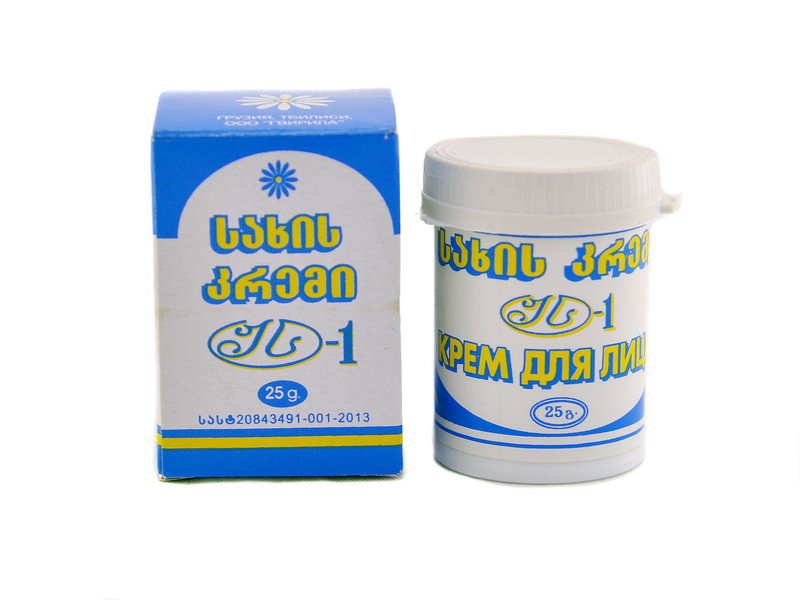 ჟ.ს.-1 სახის კრემი 25გ.