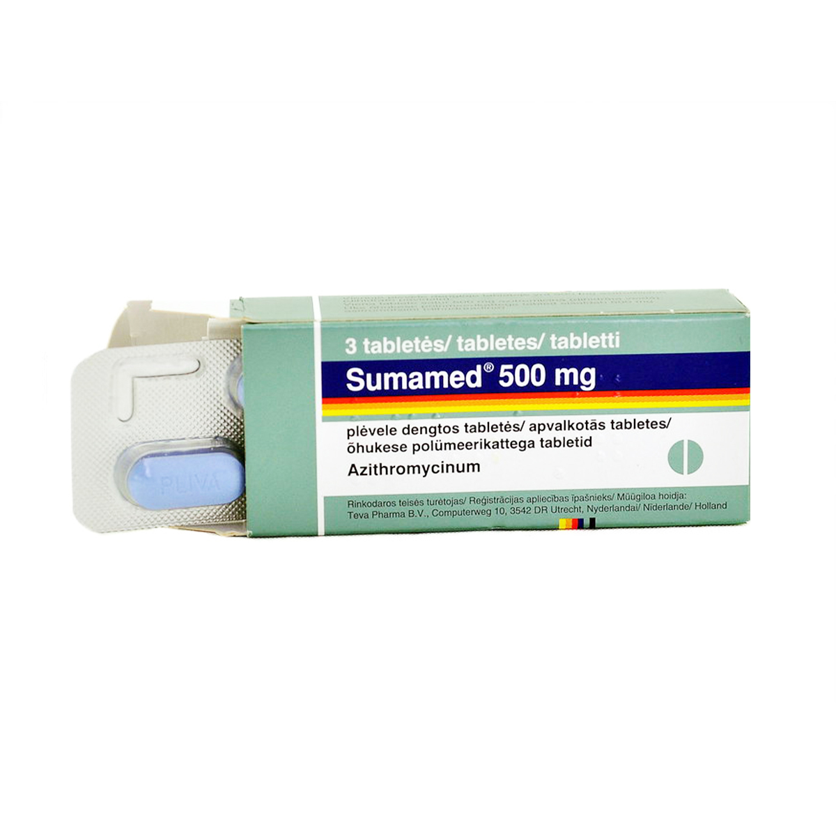 Sumamed - სუმამედი 500მგ 3 ტაბლეტი