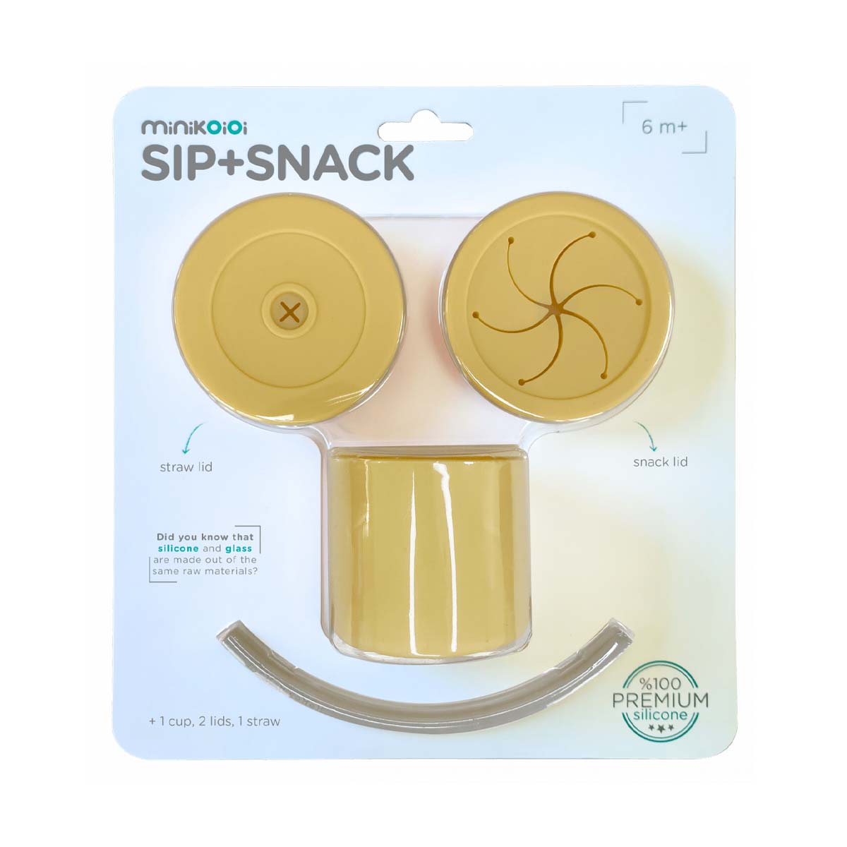 Minikoioi - მინიკოიოი სილიკონის ჭიქა-კონტეინერი Mineral Blue 2946 3