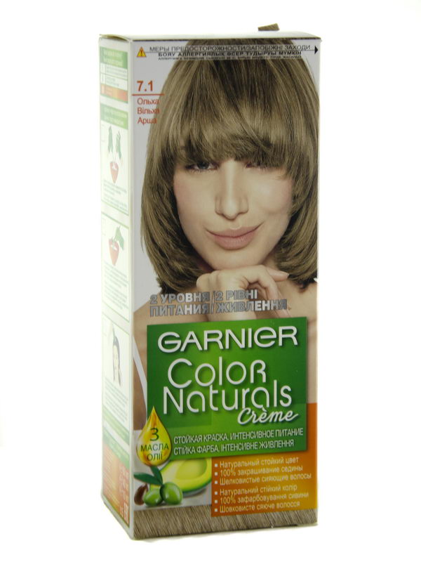Garnier - გარნიე თმის საღებავი Color Natural N7.1 6818/8443