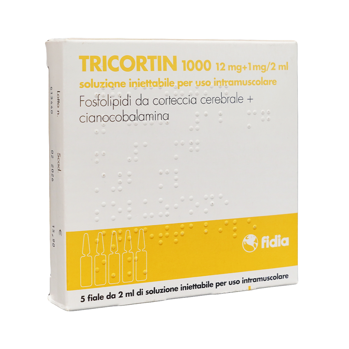 ტრიკორტინი - Tricortin 1000 2მლ 5 ამპულა