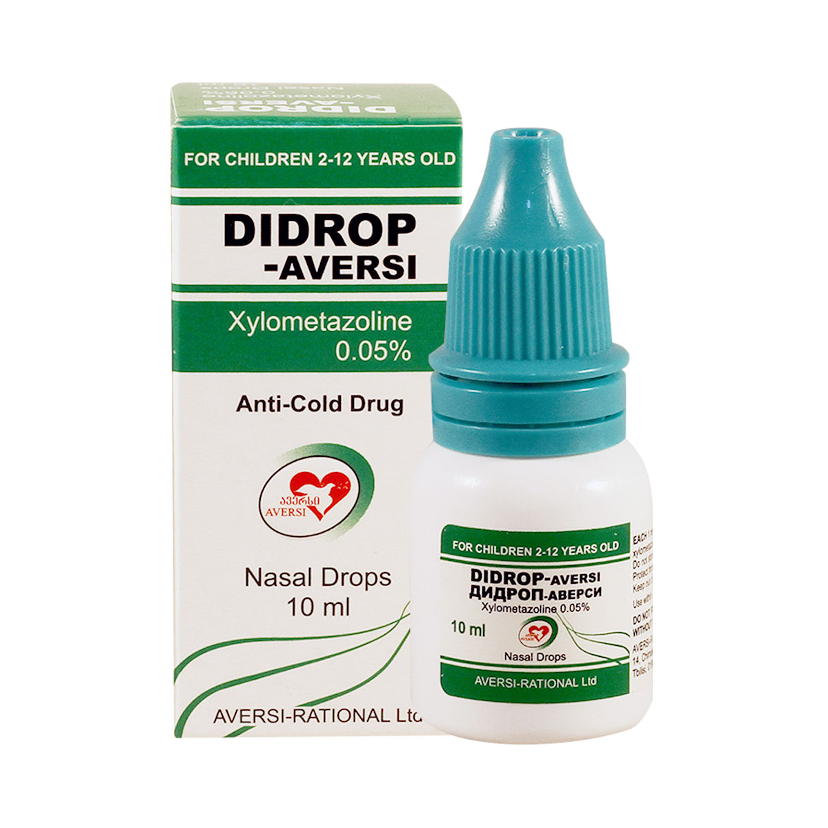 Didrop - დიდროფი 0.05% ცხვირის წვეთები 10მლ