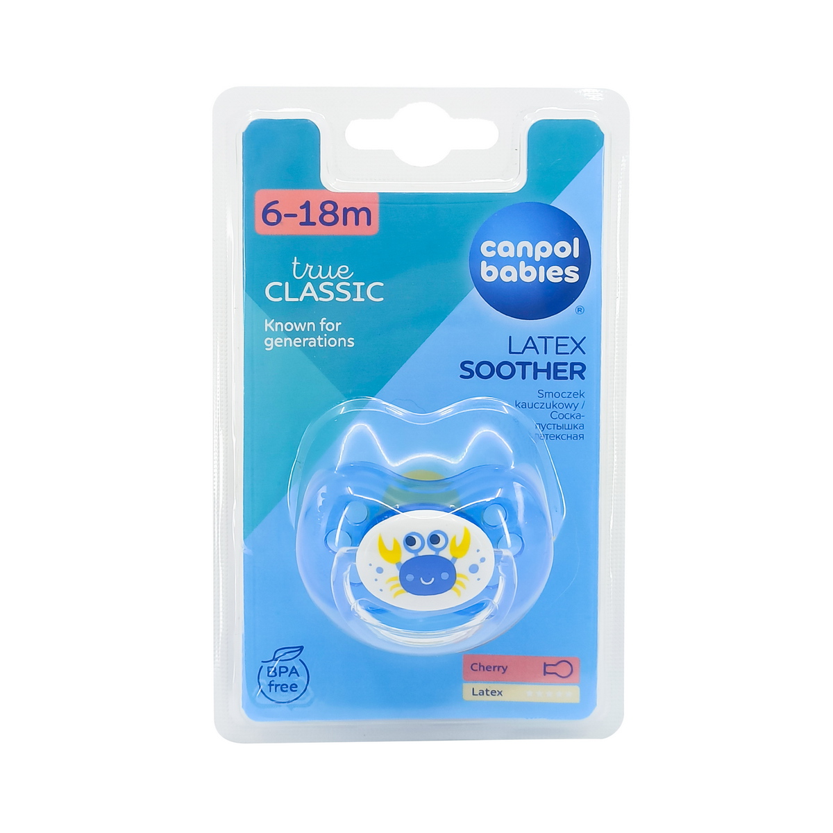 Canpol - კანპოლი მატყუარა - სილიკონის - მრგვალი - ბუნება - 6-18 თვე 22/607 2