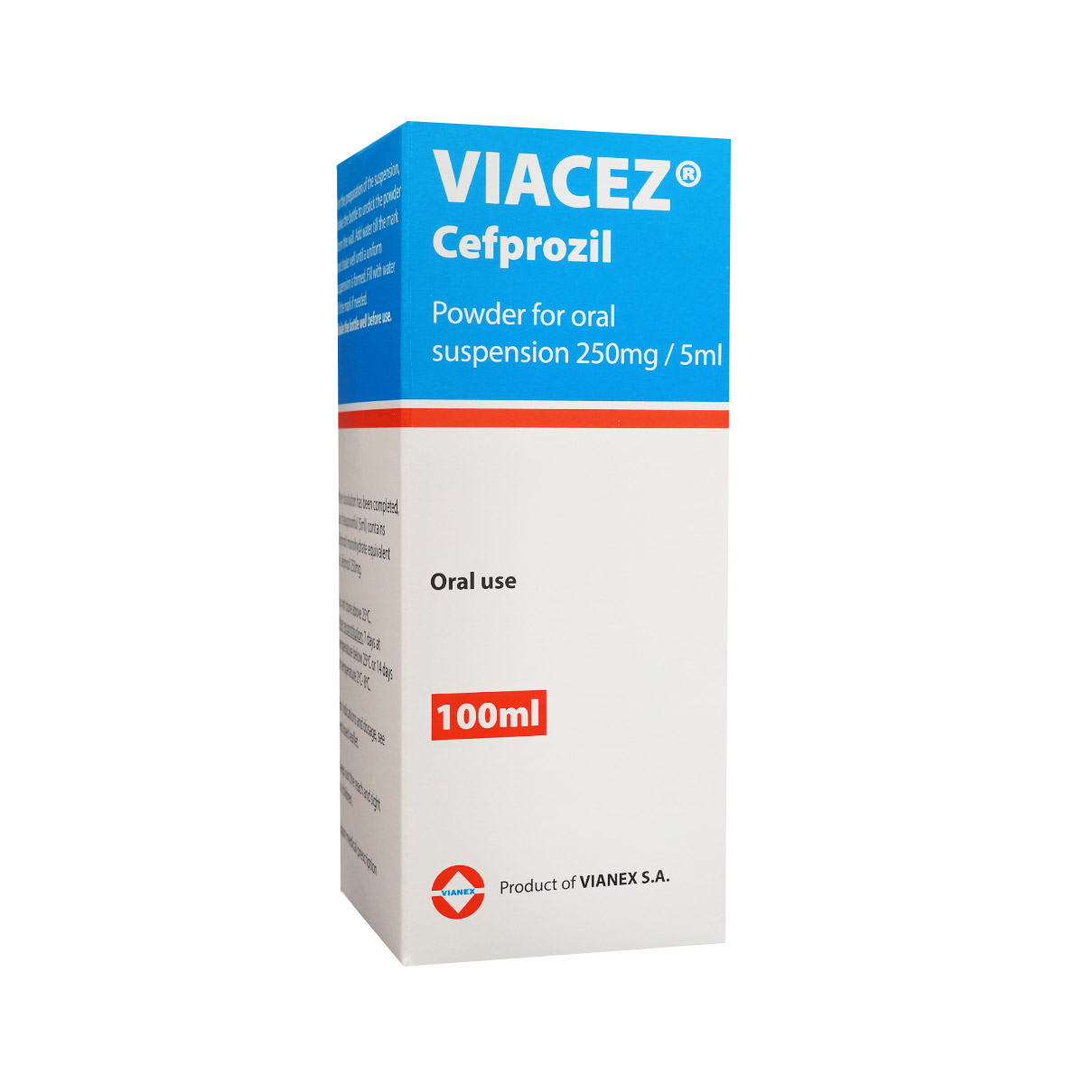 Viacez - ვიაცეზი სუსპენზია 250მგ/5მლ 100მლ