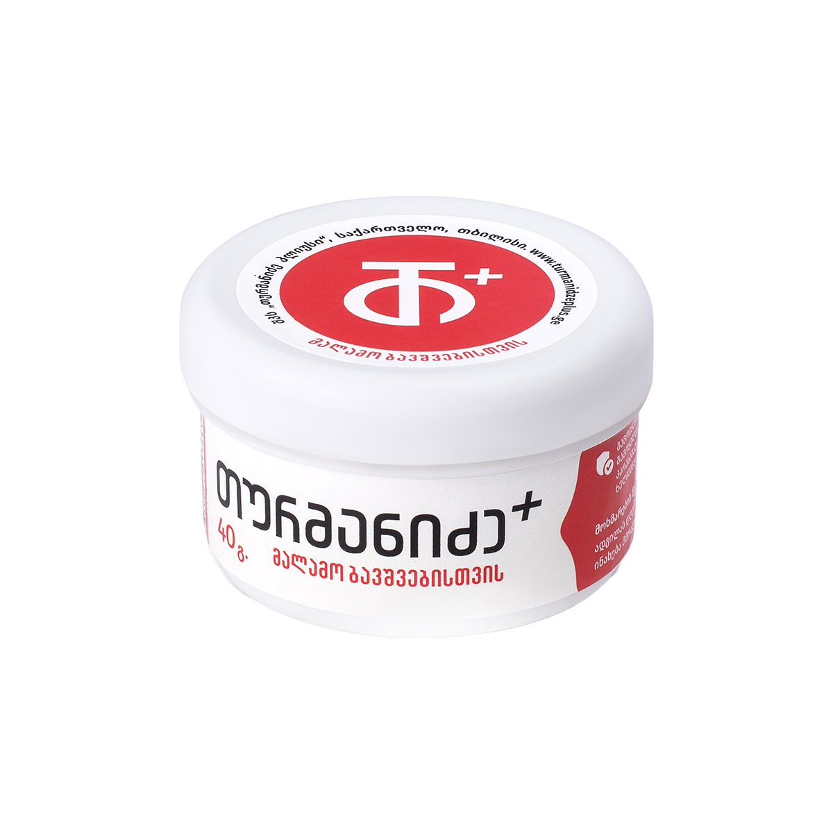 Turmanidze plus - თურმანიძე პლიუსი ბავშვის მალამო 40გ 