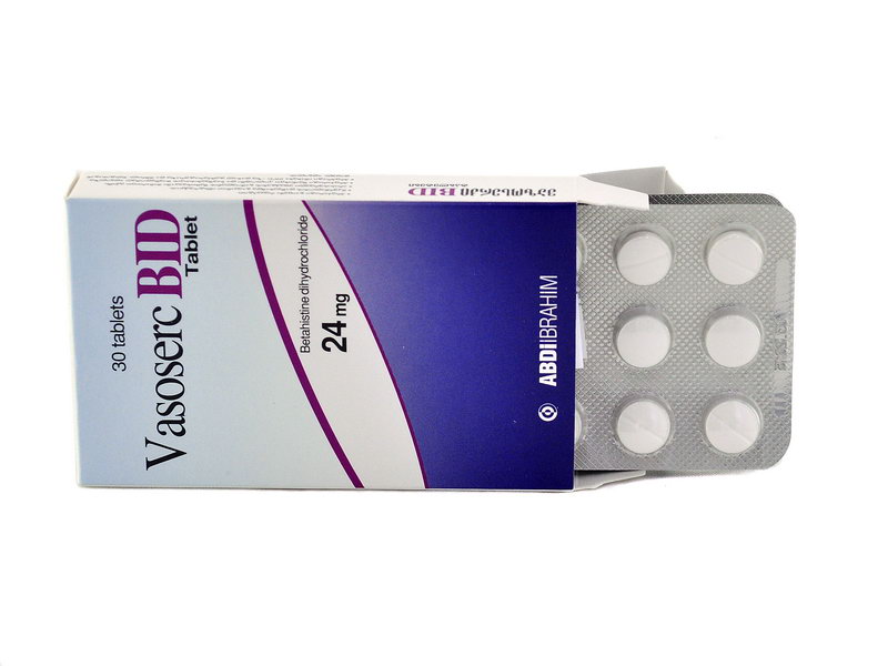 Vazoserk-Bid - ვაზოსერკი BID 24მგ 30 ტაბლეტი