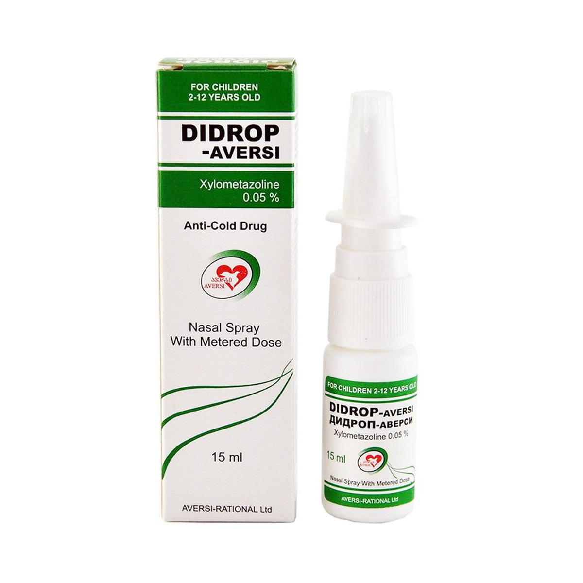 Didrop - დიდროფი 0.05% ცხვირის აეროზოლი 15მლ