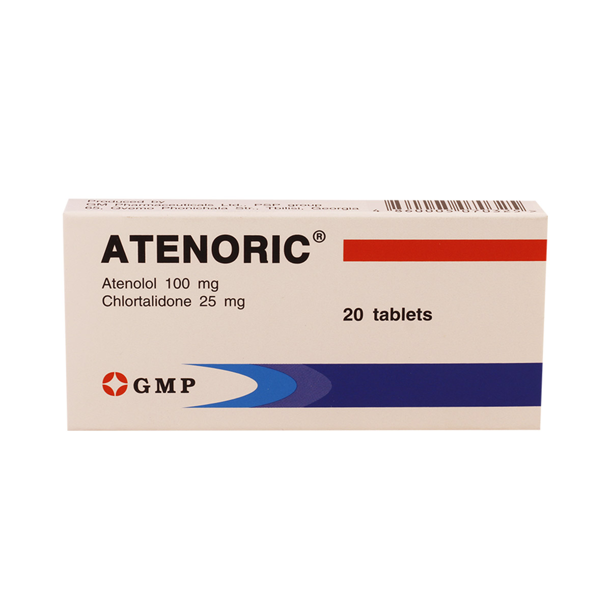 Atenoric - ატენორიკი 0.125 გრამიანი 20 ტაბლეტი