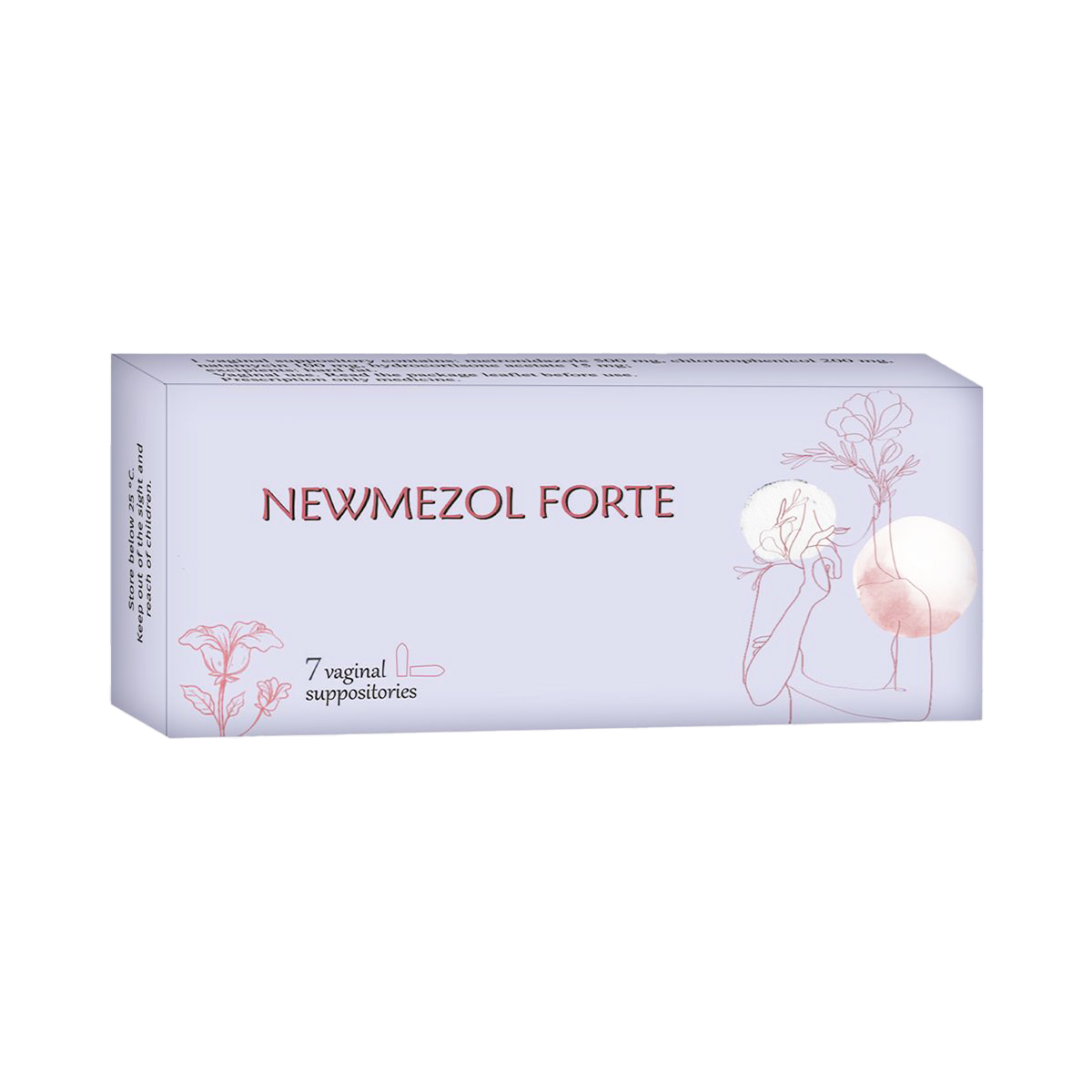 ნიუმეზოლი ფორტე - Newmezole Forte ვაგინალური სუპოზიტორი 7 ცალი