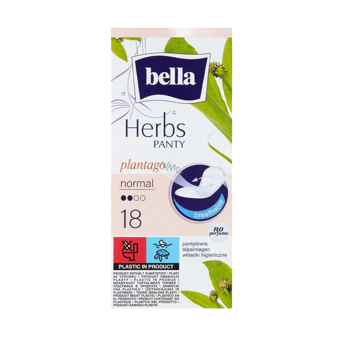 Bella - ბელა საფენი Deo Plantago 18 ცალი 2374