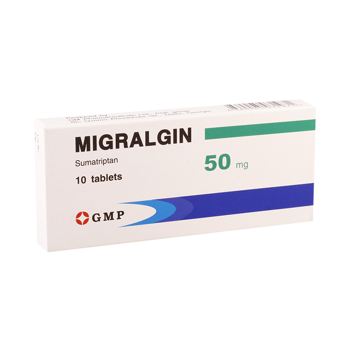 Migralgin - მიგრალგინი 50 მგ 10 ტაბლეტი