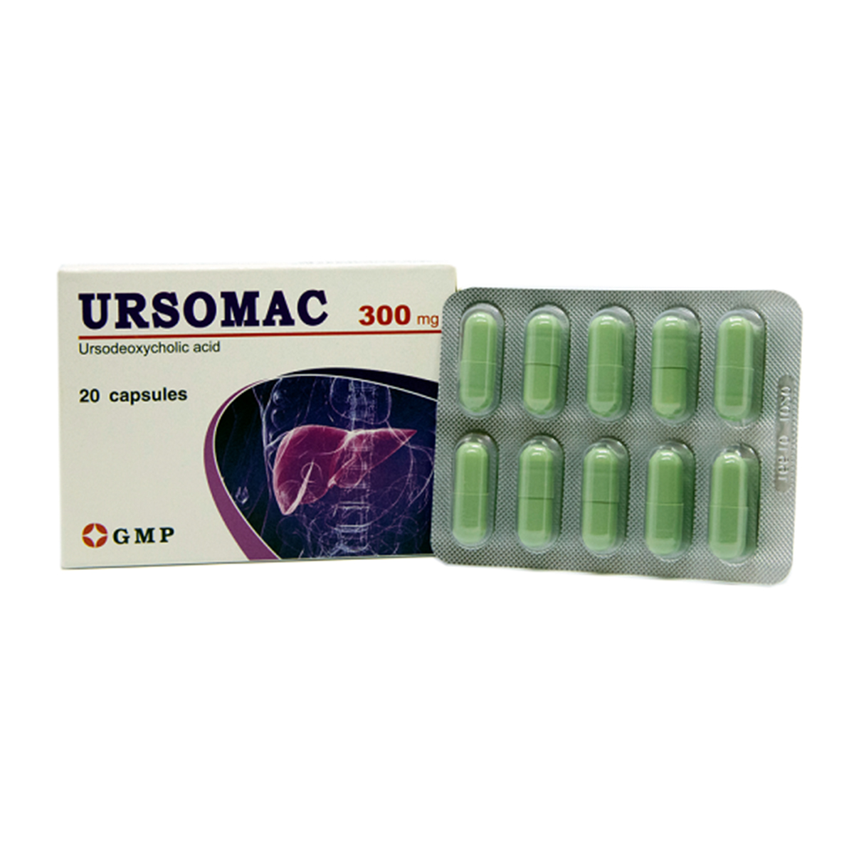 Ursomac -ურსომაკი 300მგ 20 კაფსულა