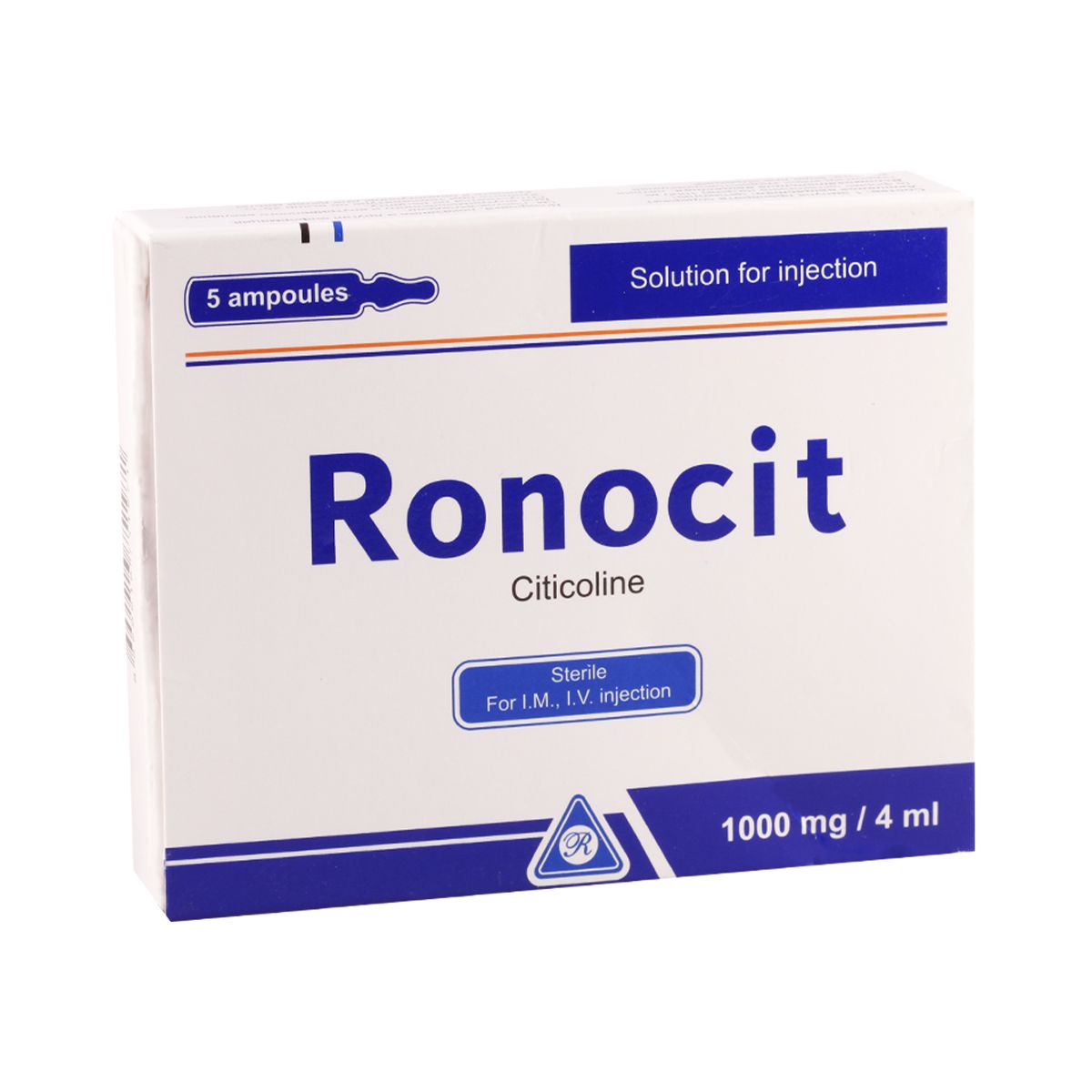 Ronocit - რონოციტი 1000მგ/4მლ 5 ამპულა