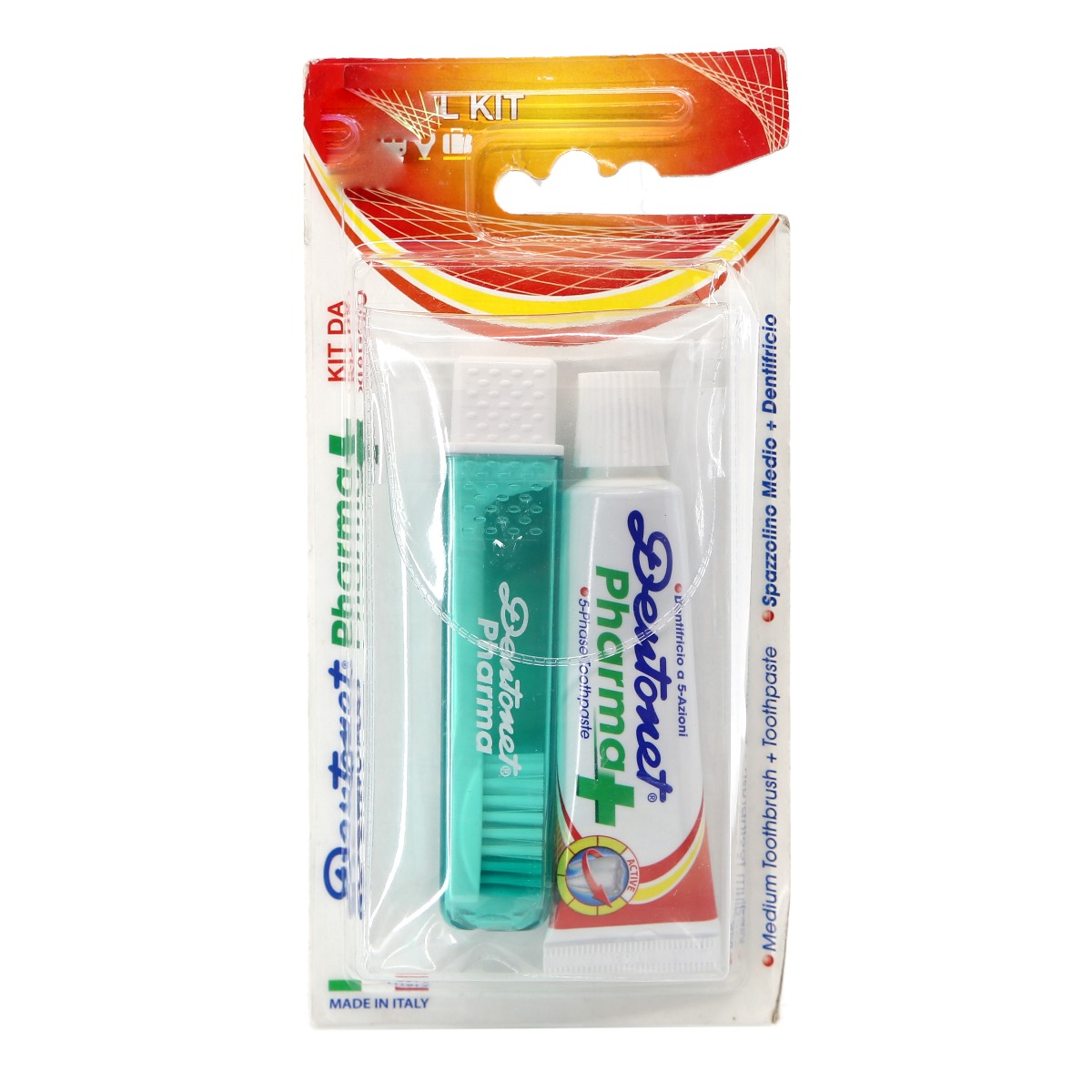 Dentonet - დენტონეტი სამგზავრო ნაკრები ჯაგრისი და პასტა 2400