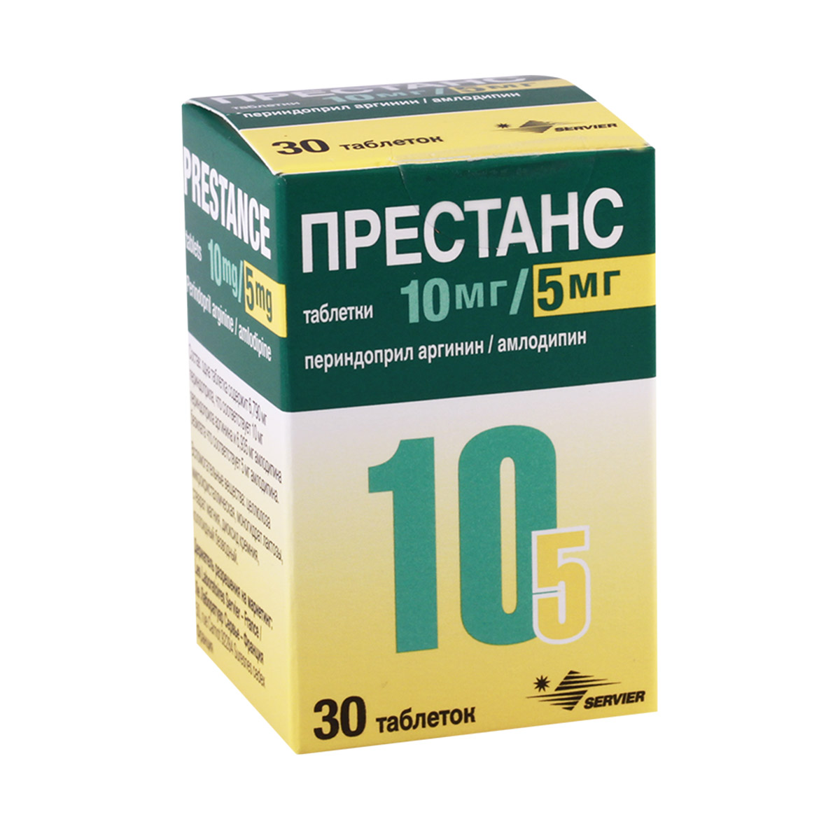 პრესტანსი 10მგ/5მგ 30 ტაბლეტი