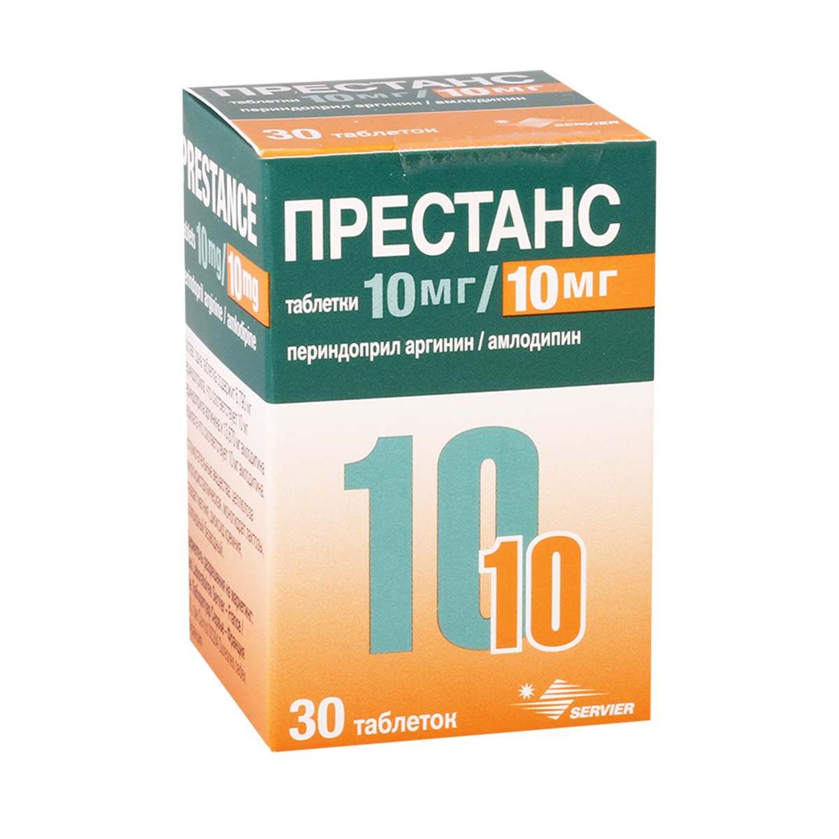 პრესტანსი 10მგ/10მგ 30 ტაბლეტი