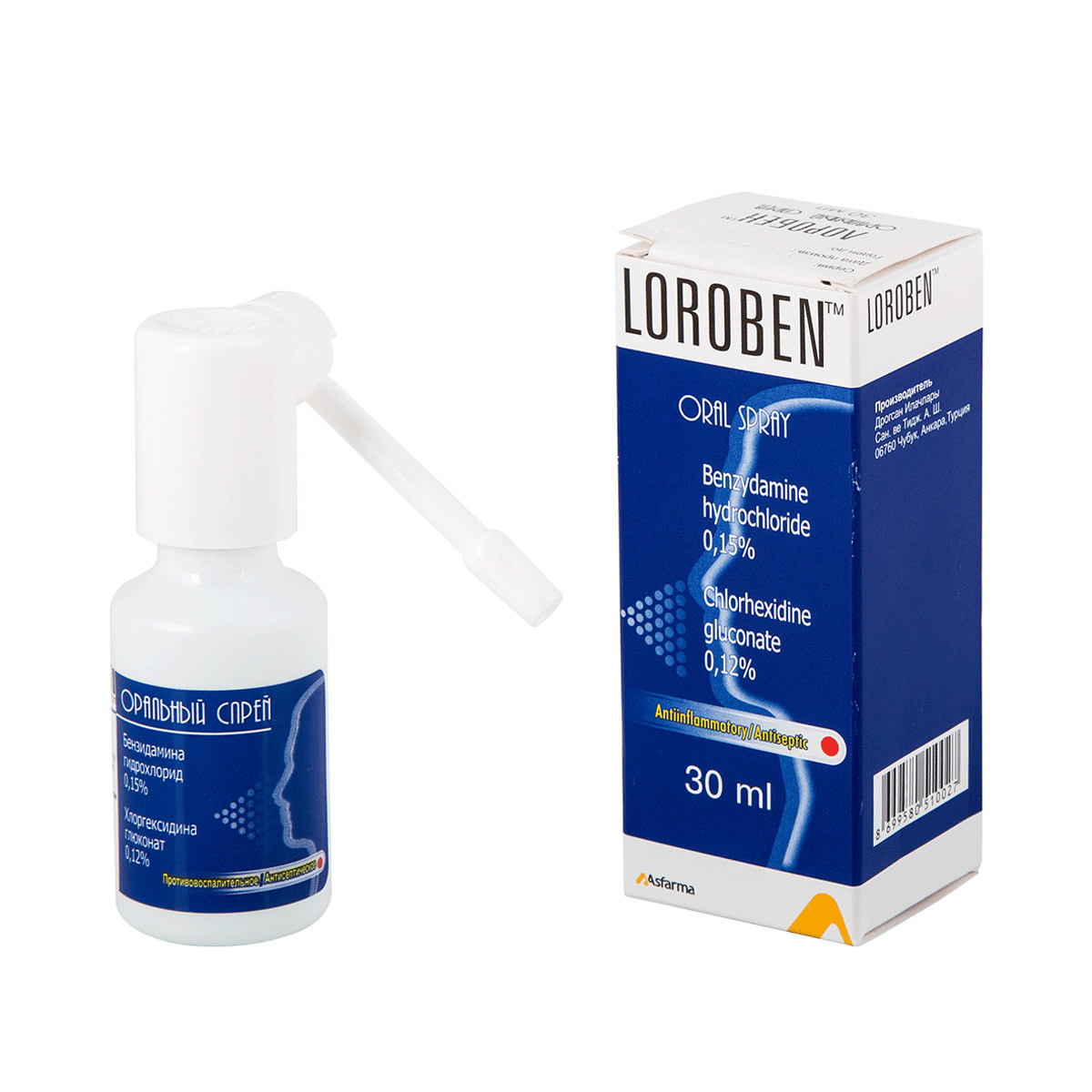 Loroben - ლორობენე 30მლ. სპრეი