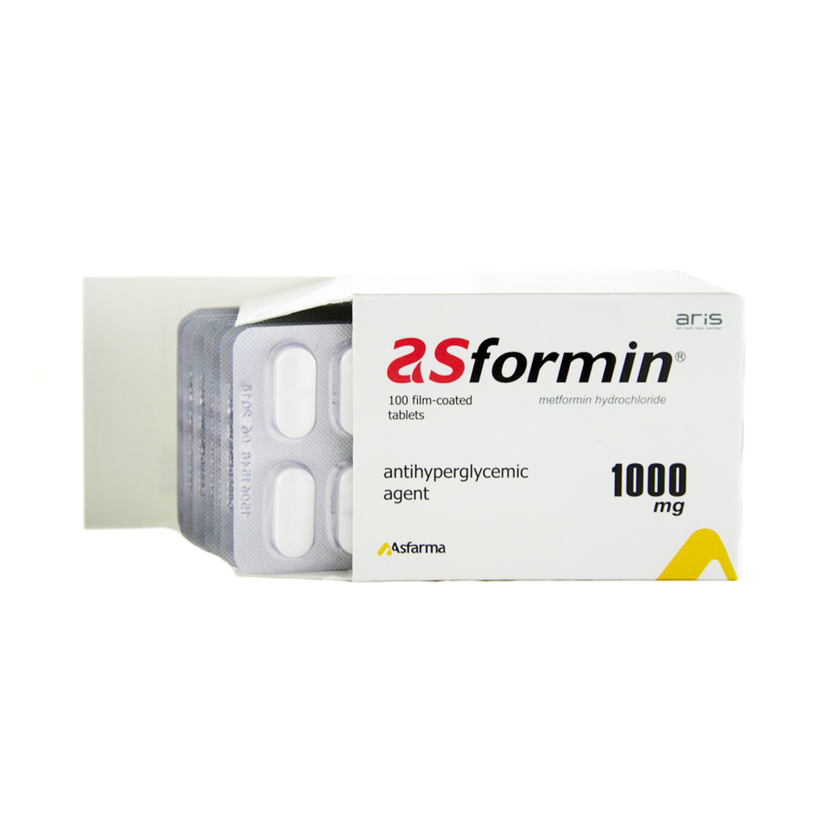 Asformin - ასფორმინი 1000 მგ. 100 ტაბლეტი